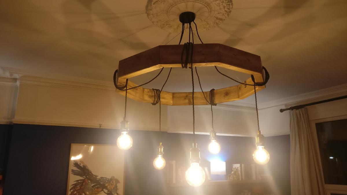 Hanging Cartwheel Light